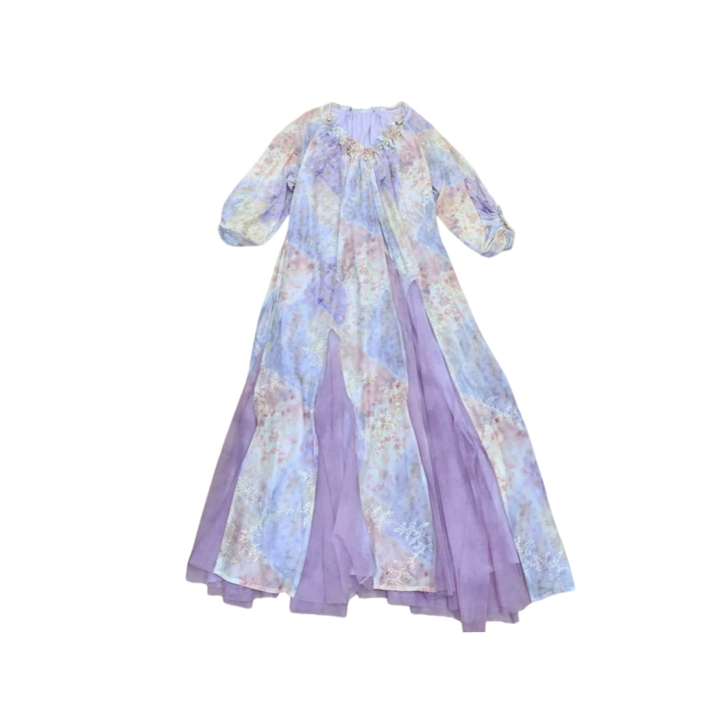 Elegantes langes Blumenkleid – Bild 6 | LuxeStyle