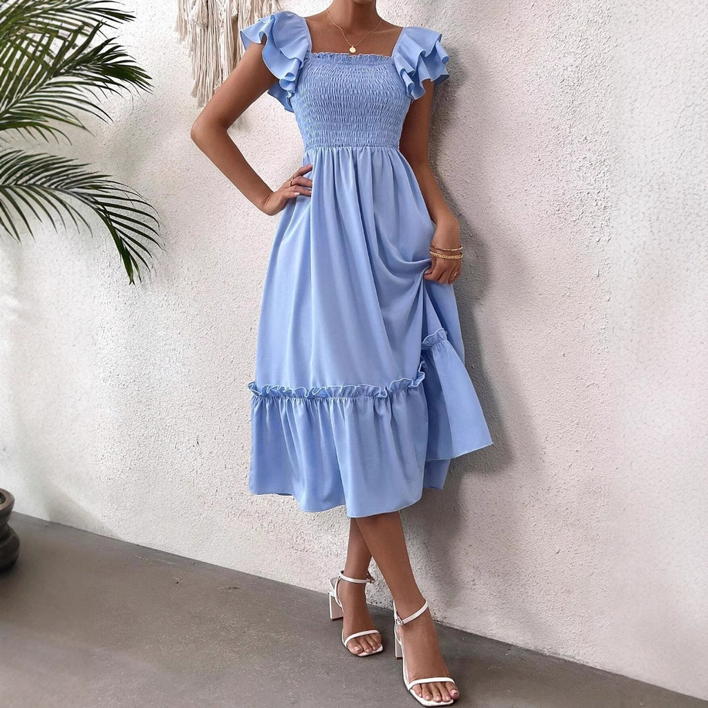 Elegantes A-Linien Midikleid