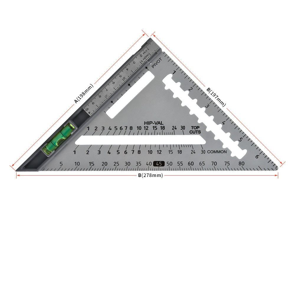 Abnehmbares Dreieckbrett aus Aluminiumlegierung