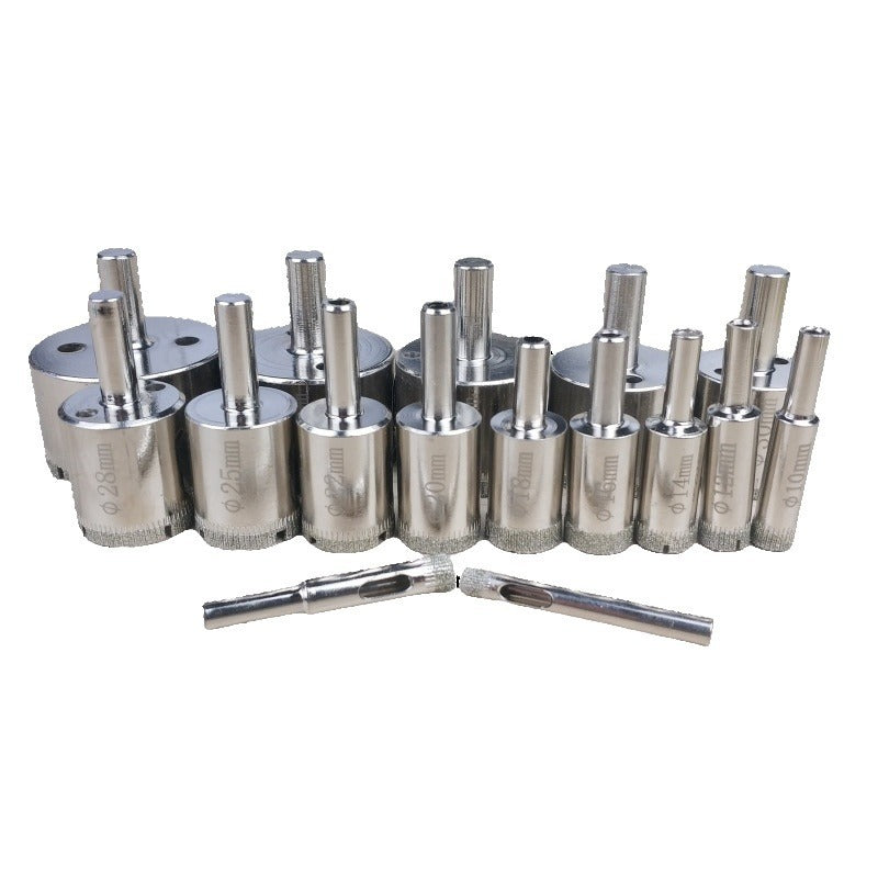 Elektro-Bohrer-Set für Fliesen & Stein