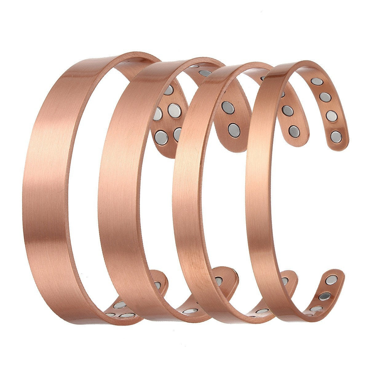 Kupfer Magnetarmband – schlicht & poliert – Bild 3 | LuxeStyle