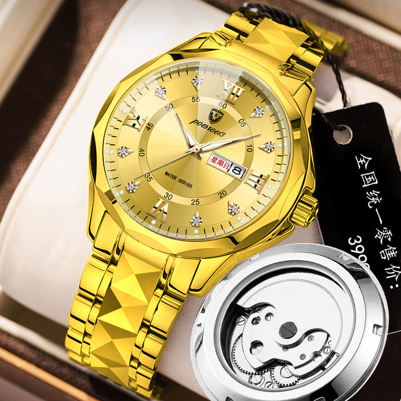 Mechanische Skelett-Uhr für Herren