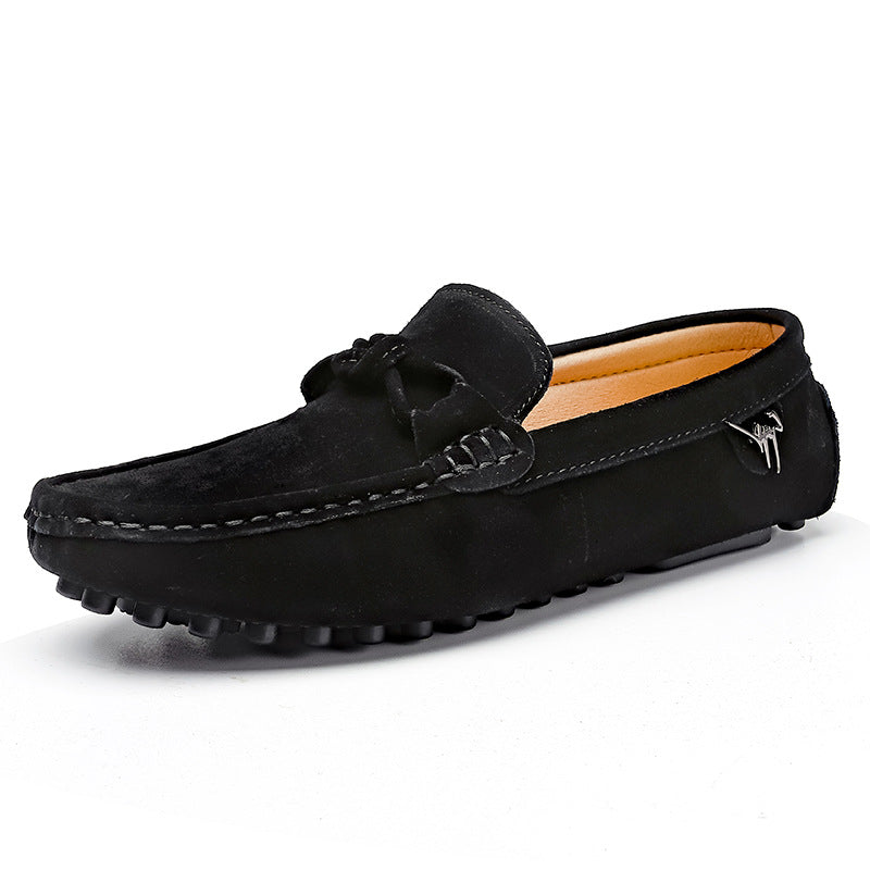 Wildleder Slip-on Schuh mit runder Kappe – Bild 1 | LuxeStyle