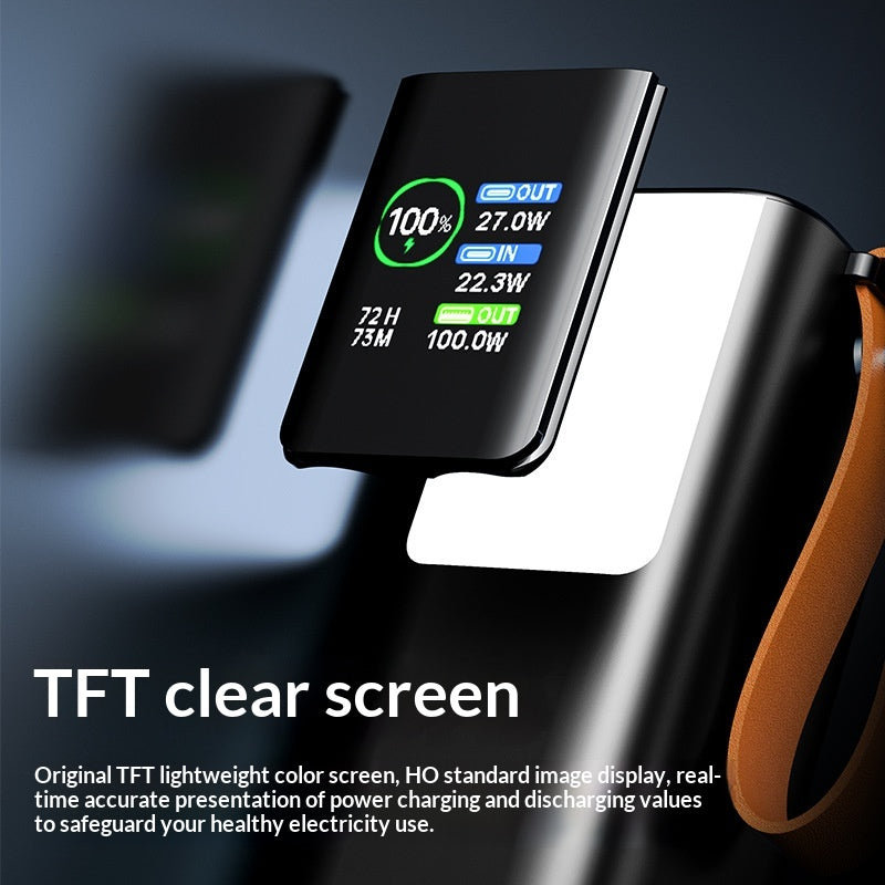 High-Power Powerbank mit Farbdisplay