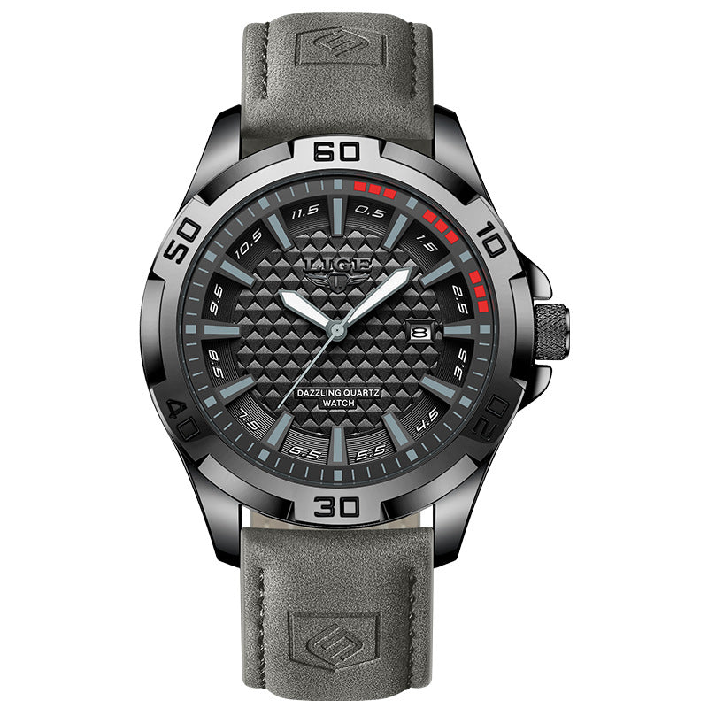 Herrenuhr mit grosser Zifferblatt
