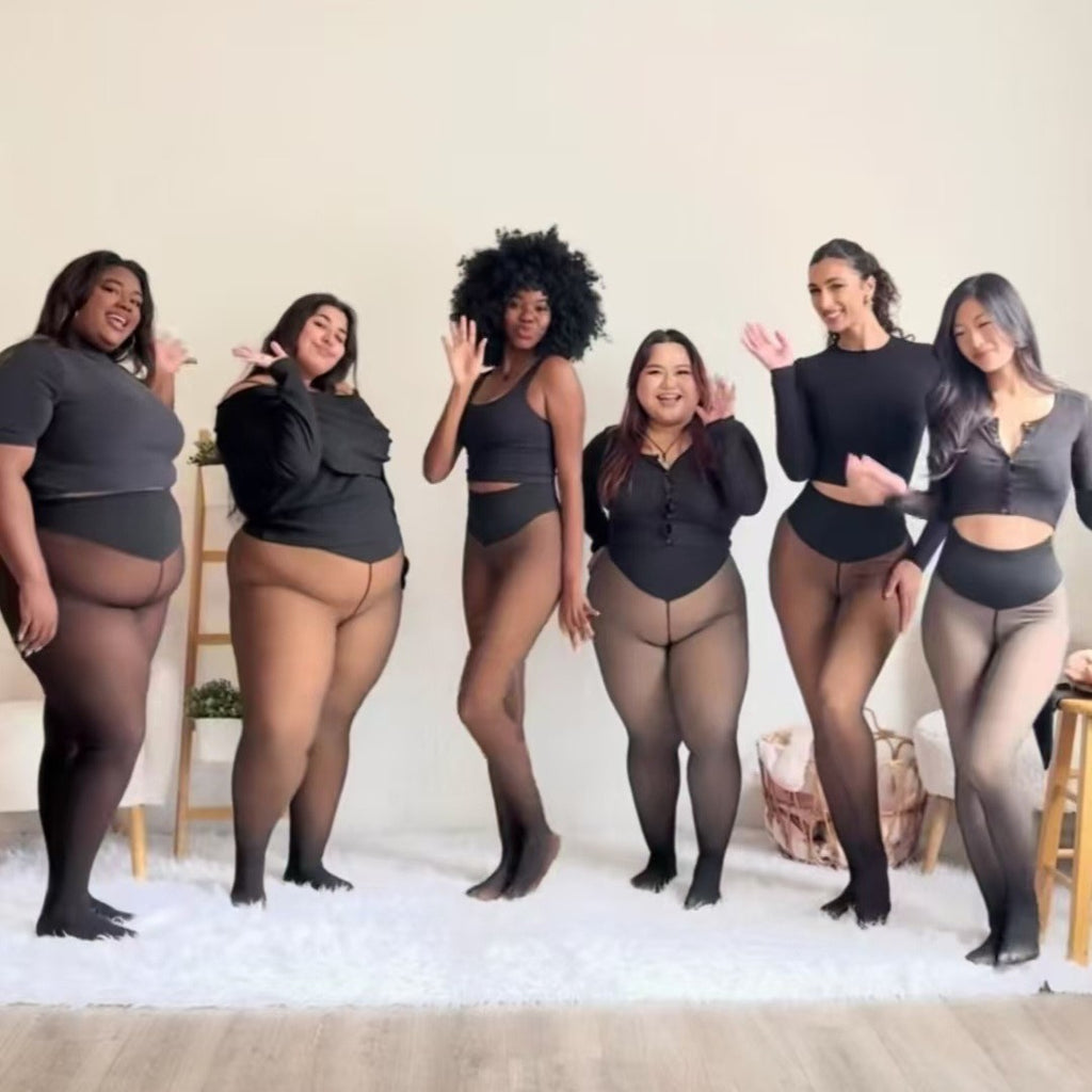 High-Waist Shaping Leggings – CARAMEL-2XLto3XL