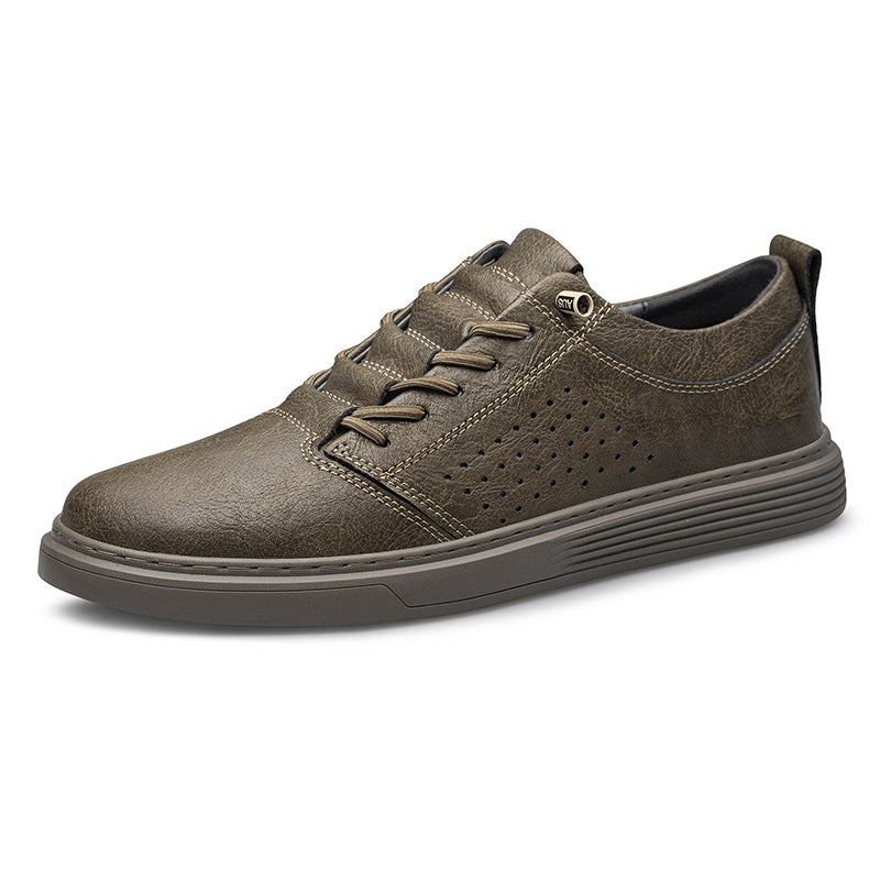 Atmungsaktive Halbschuhe aus Rindsleder | LuxeStyle