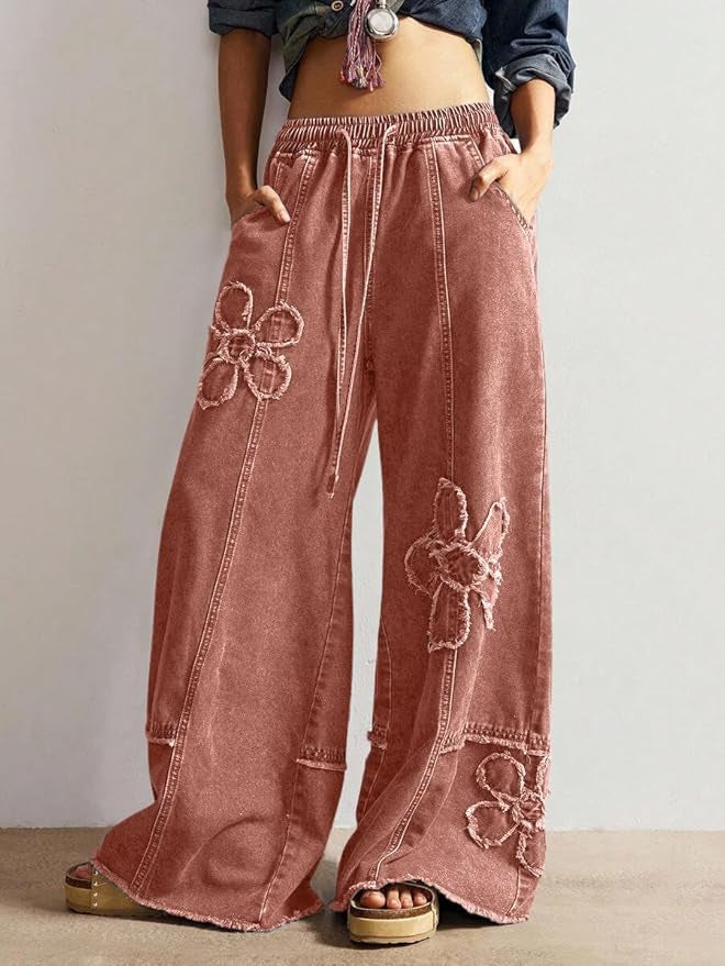 Stickereie Jeans