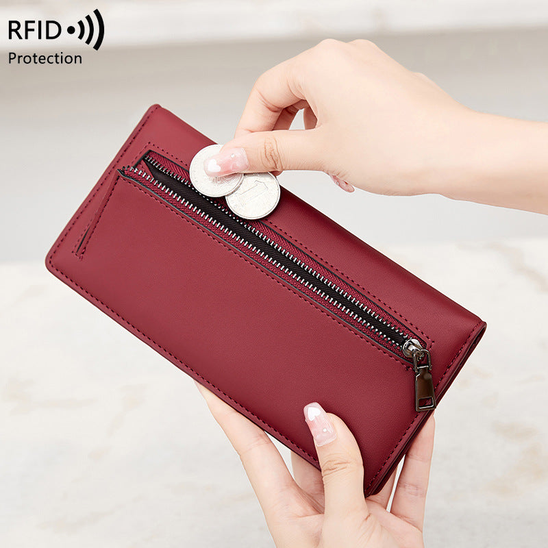Einfaches Portemonnaie mit RFID-Schutz