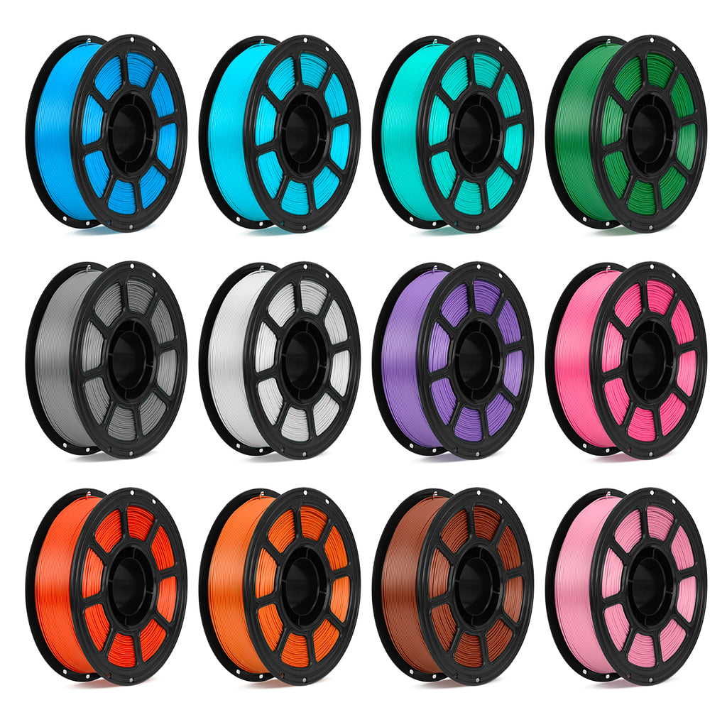 PLA 3D Drucker Filament 12er Set, 1.75mm