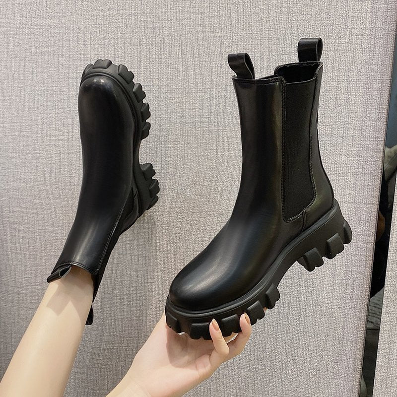 Britische Mid-Calf Boots für Damen