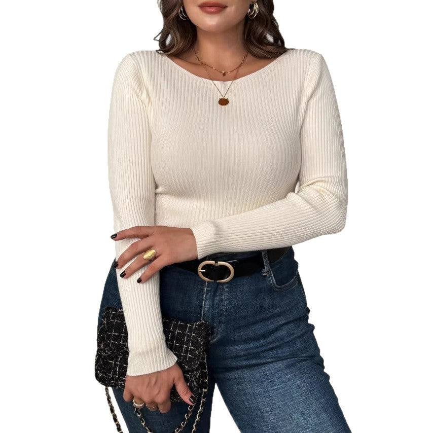 Langarm-Strickpullover