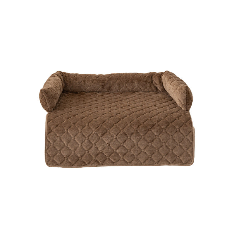 Beruhigendes Haustierbett im Sofa-Stil