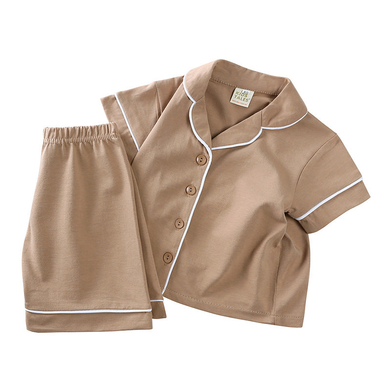 Kinder Sommer Pyjama-Set aus reiner Baumwolle – Bild 5 | LuxeStyle
