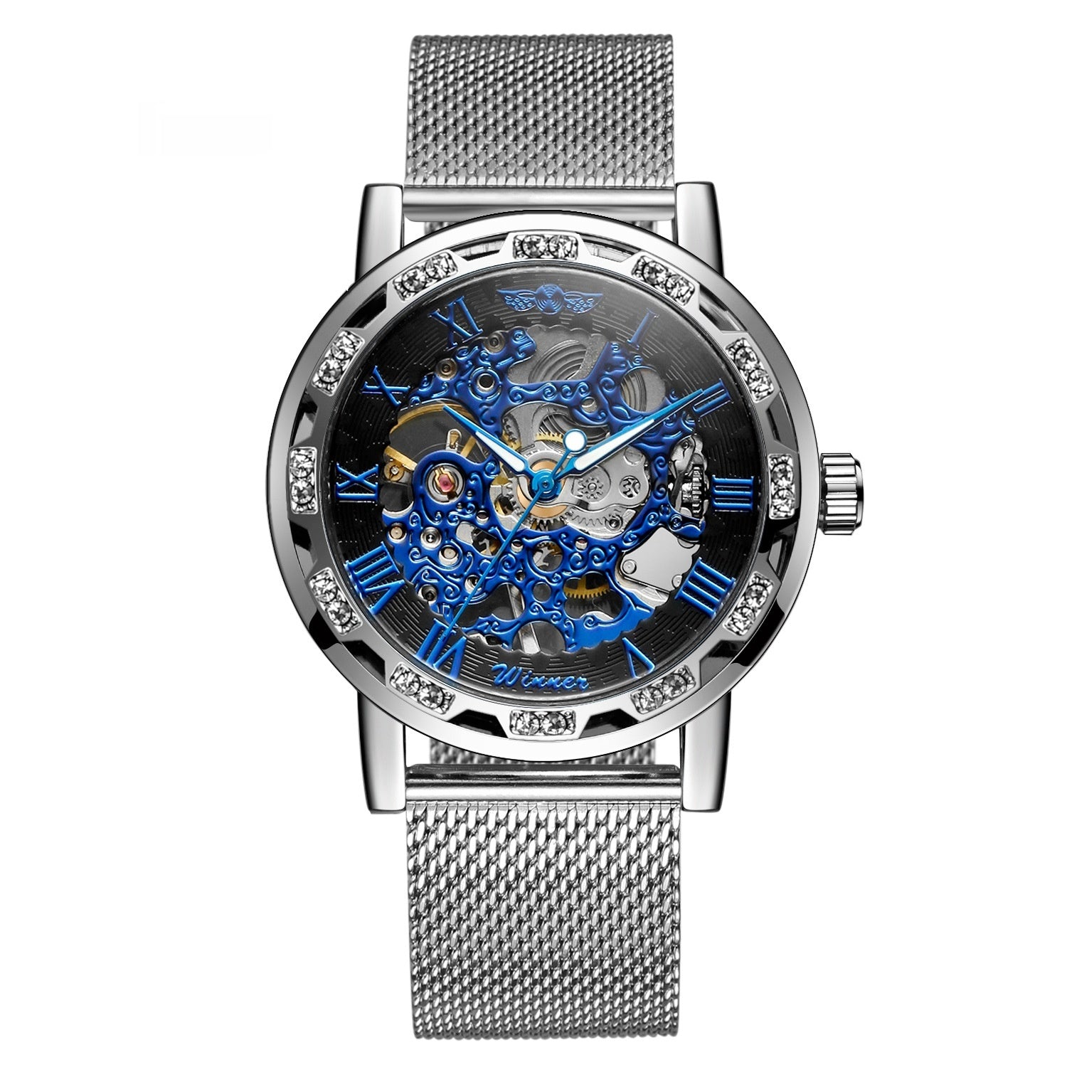 Herren-Mechanik-Armbanduhr