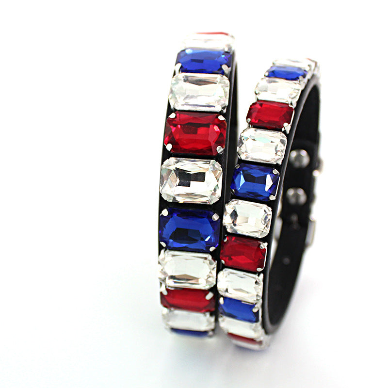 Halsband für Hunde, einfarbig, PU-Leder – Bild 4 | LuxeStyle
