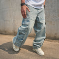 Hohe Casual-Jeans