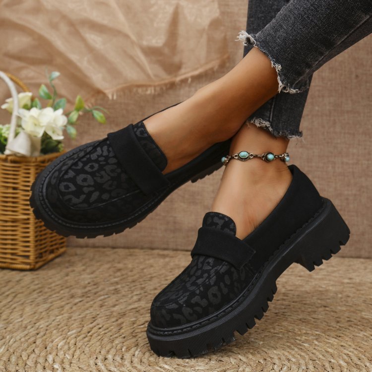 Platform Loafers im Brit-Stil