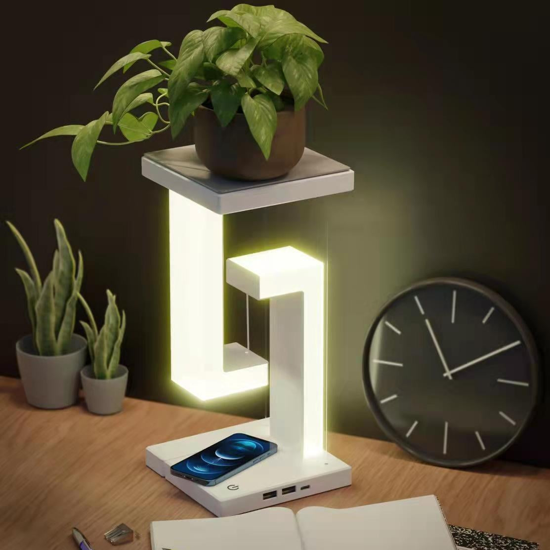 Kabellose Ladetischlampe mit Magnetfliegentechnik
