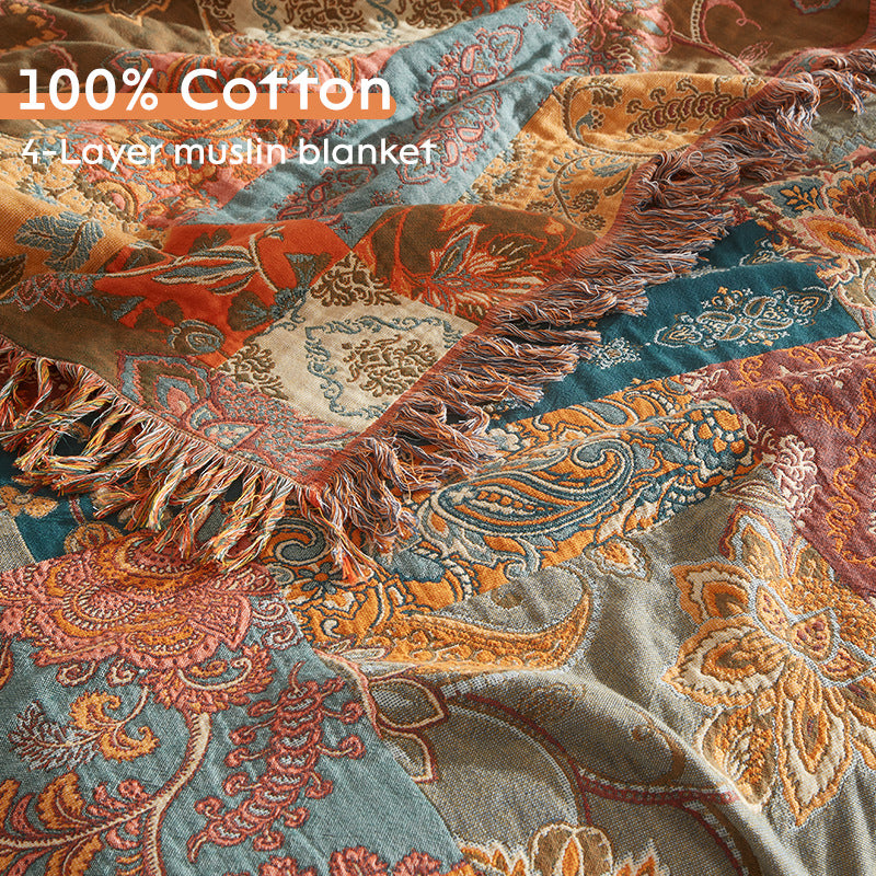 Boho-Muster-Decke