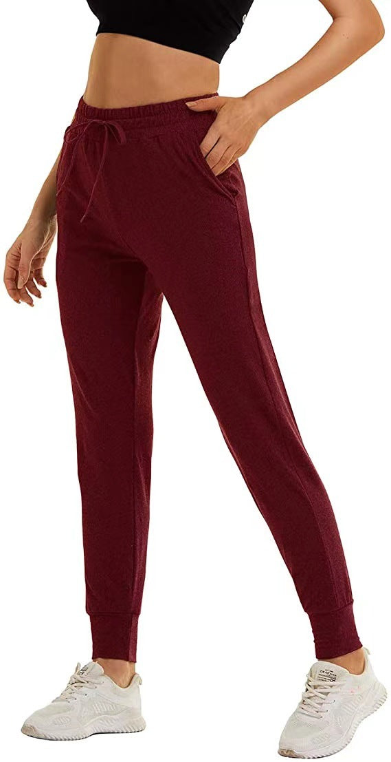 Hochtaillierte Leisure Yogahose Damen