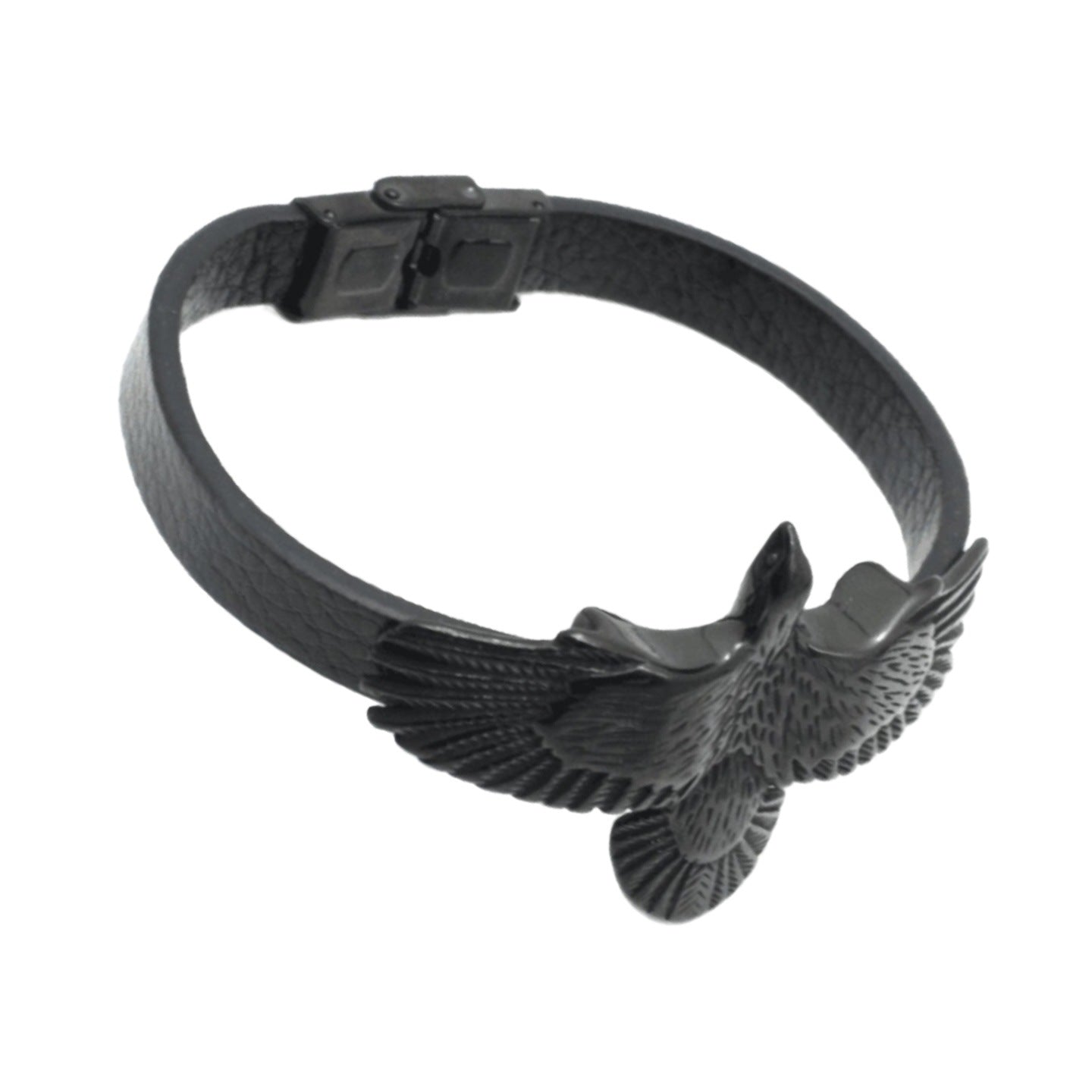 Einfach Lederkordelarmband mit Edelstahl