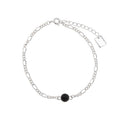 S925 Sterling Silber Armband mit schwarzem Onyx – Bild 2 | LuxeStyle