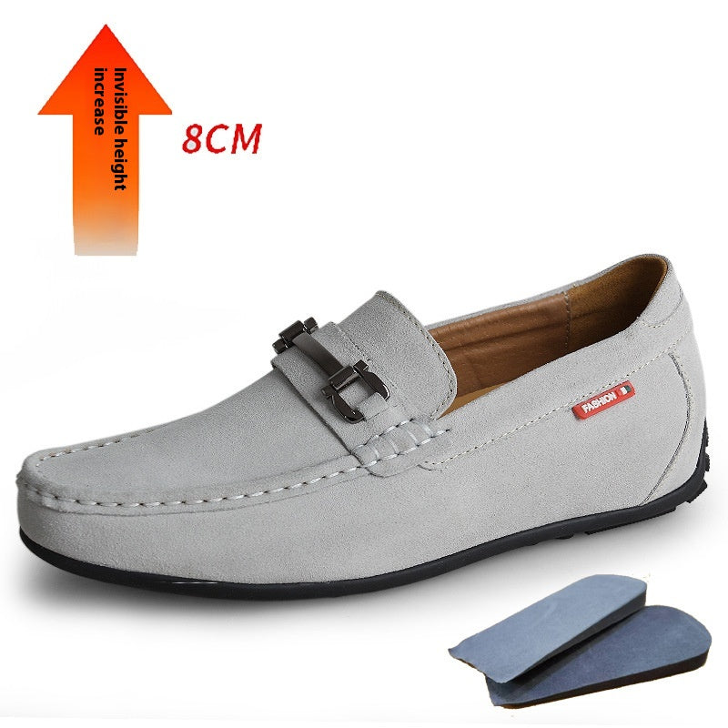 Sneaker mit 8 cm Höhe aus mattem Wild-Kunstleder – Bild 9 | LuxeStyle