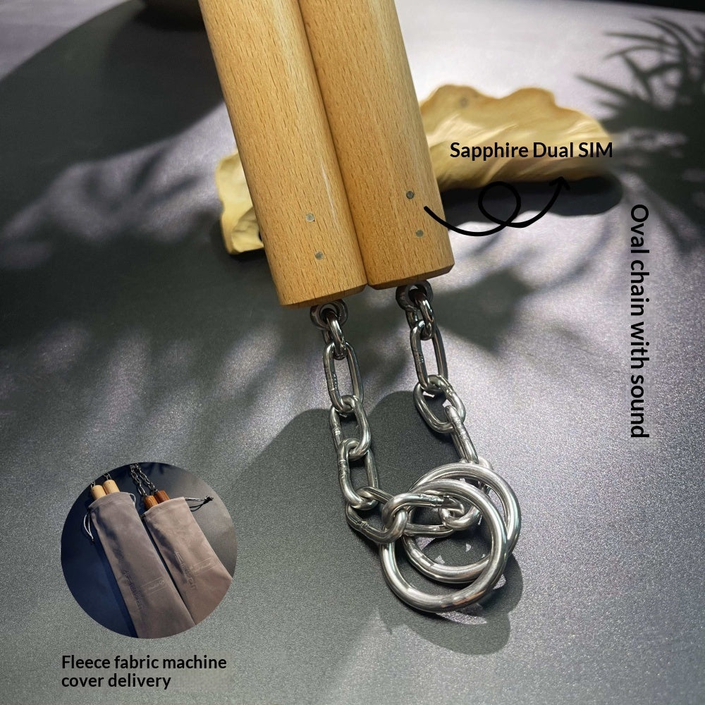 Nunchaku aus massivem Eichenholz