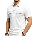 LuxeStyle Jacquard Polo-Shirt mit Reverskragen – Bild 9 – LuxeStyle Schweiz