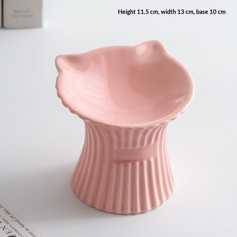 Erhöhte Keramikschüssel mit Katzenohr-Design – Bild 3 | LuxeStyle