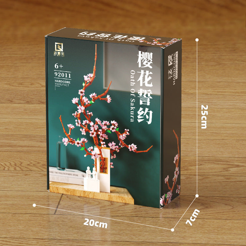 Kirschblüten-Bonsai mit Figuren – Bild 3 | LuxeStyle