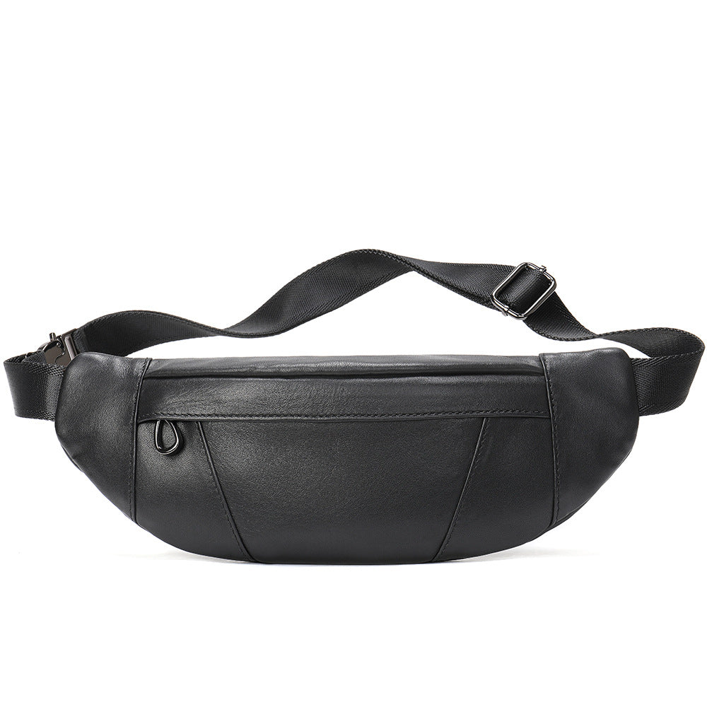 Brusttasche aus Vollnarbenleder