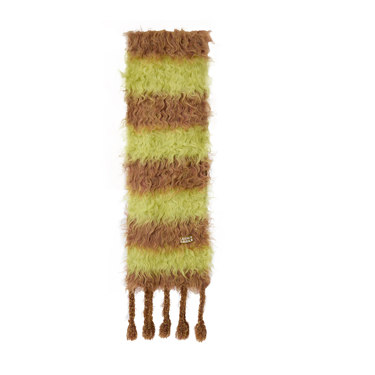 Bunt gestrickter Wollschal – 28 × 165 cm | LuxeStyle