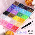 Glitzernde Resin-Acryl-Nieten für Nägel