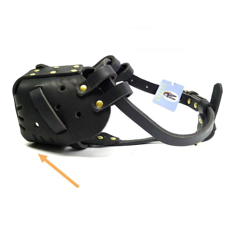 Maulkorb aus Rindsleder für Hunde