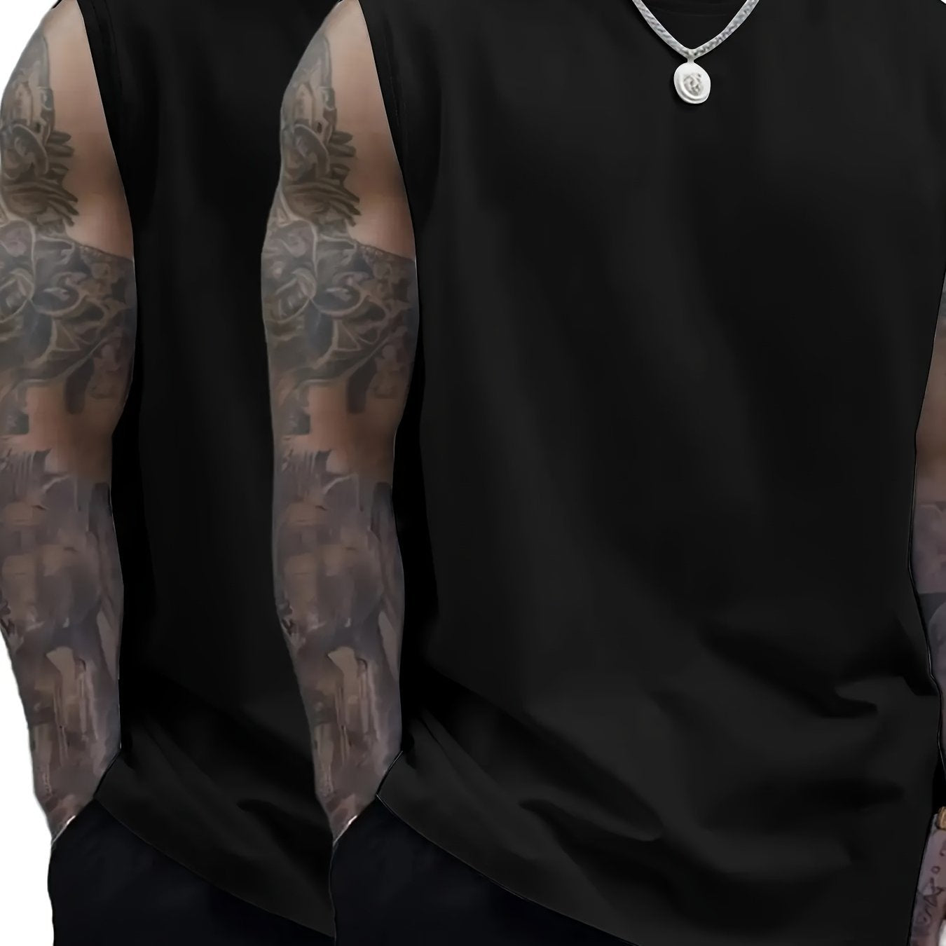 Herren Retro Tanktop Set – 2 Stück