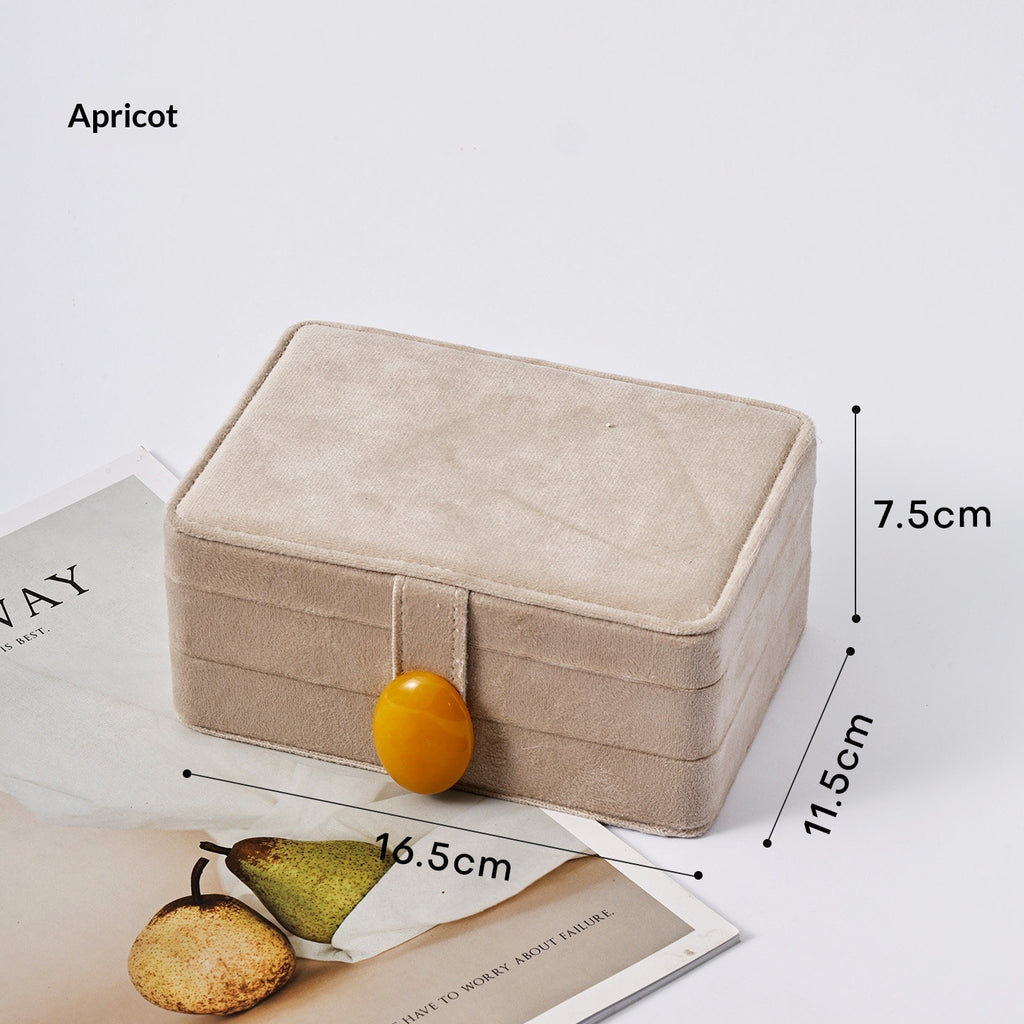 Samt Schmuckbox mit grosser Kapazität – Bild 9 | LuxeStyle