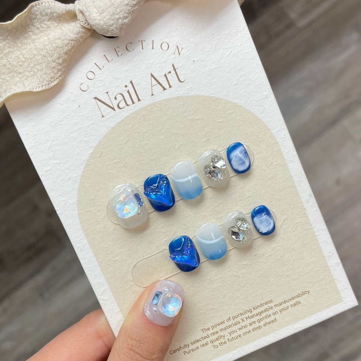 Handgemachtes Meerjungfrau-Ozean Nagel-Set – Bild 10 | LuxeStyle
