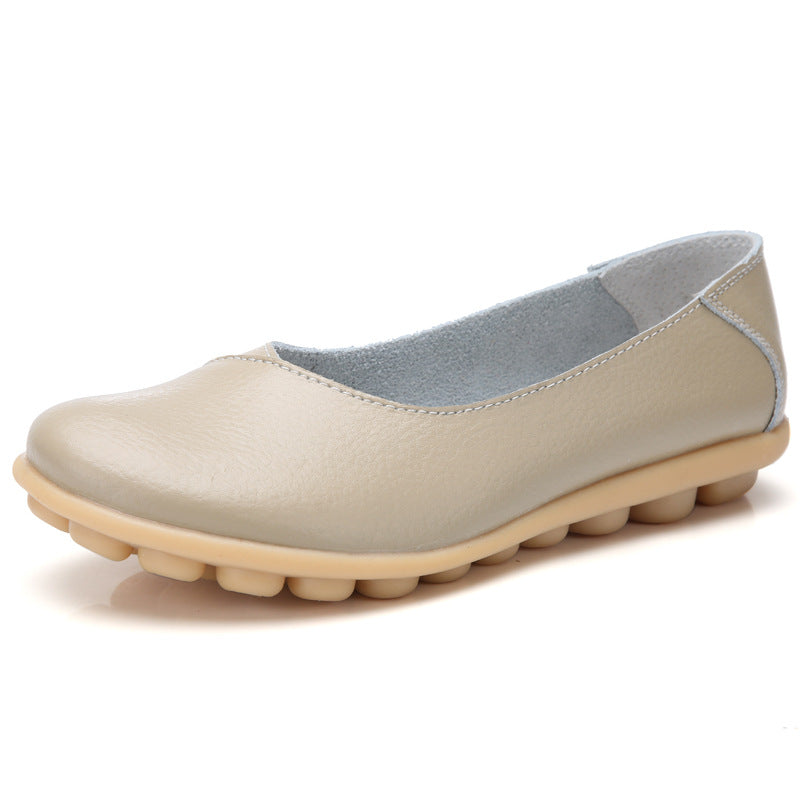 Damen Freizeit-Halbschuhe aus Leder – Bild 3 | LuxeStyle