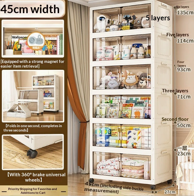 Mehrschichtiger Aufbewahrungs-Schrank
