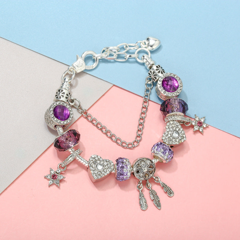 Armband mit Stern- und Mondanhänger – Bild 5 | LuxeStyle