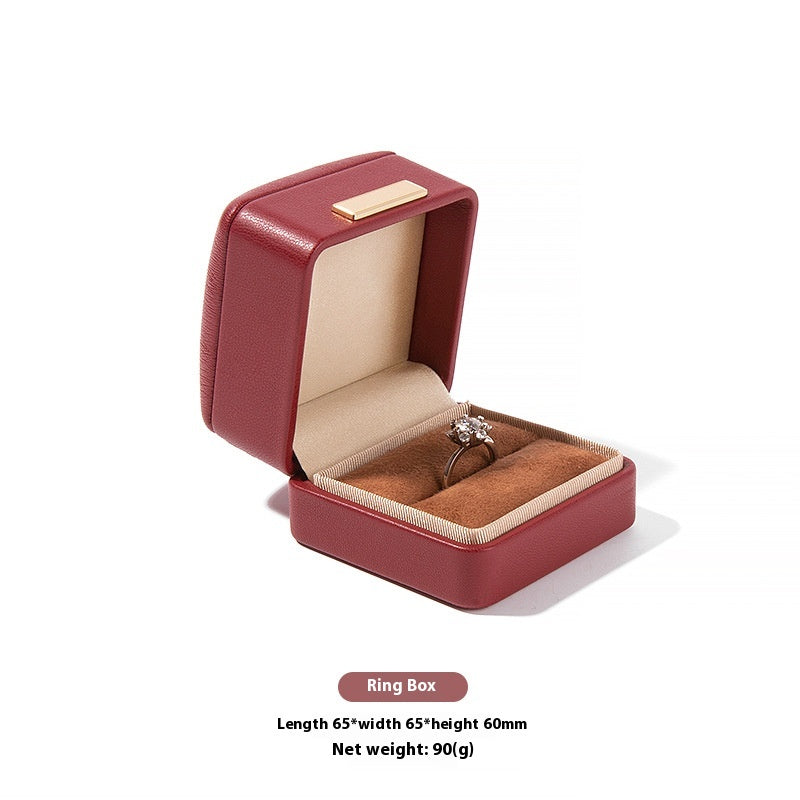 Schmuckbox aus PU-Leder, abgerundete Ecken – Bild 14 | LuxeStyle