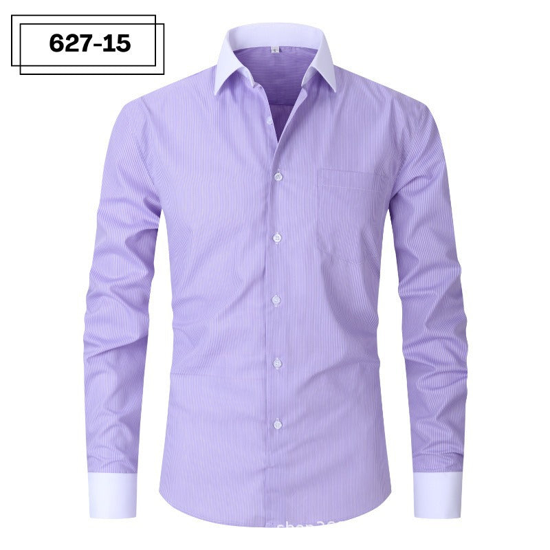 Gestreiftes Slim Fit Hemd für Herren – Bild 7 | LuxeStyle