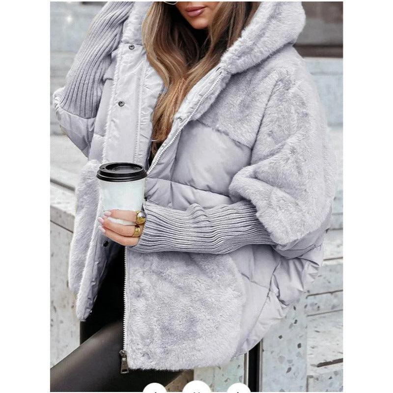 Gefütterte Jacke mit Farbblöcken – Bild 5 | LuxeStyle