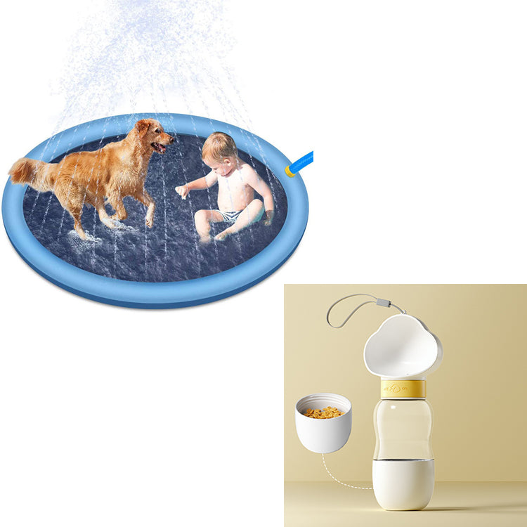 Rutschfester Wasser-Spielmatte für Kinder & Hunde
