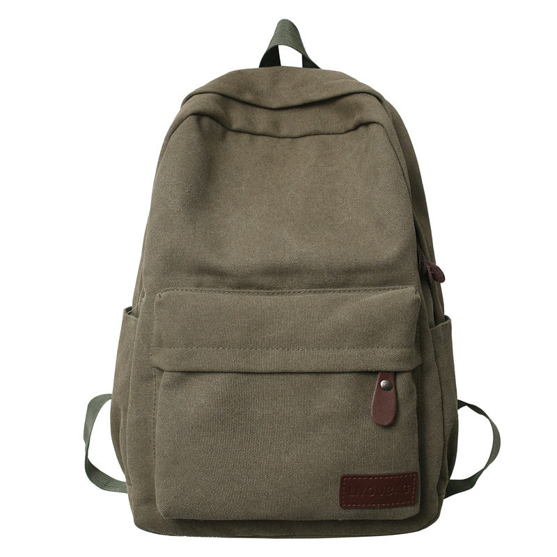 Canvas Rucksack grosse Kapazität Outdoor | LuxeStyle