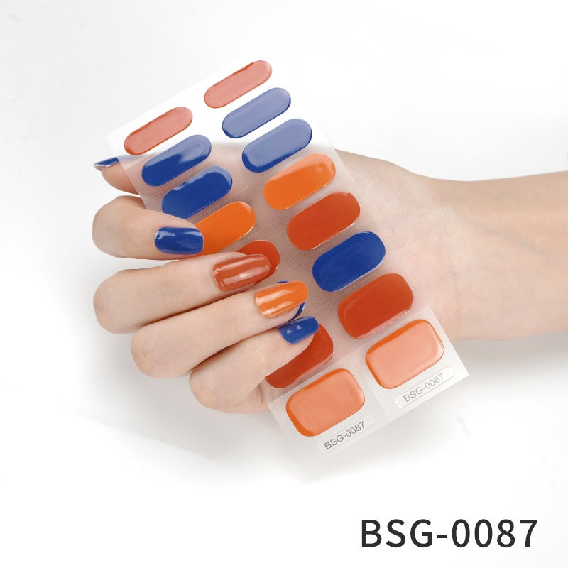 Semi-cured Gel-Nagelsticker 3D-Bronzing – Bild 12 | LuxeStyle