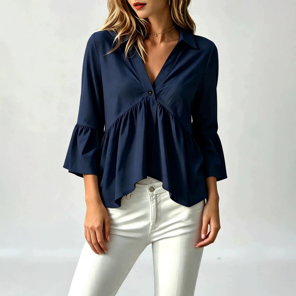 Bluse mit Ruffles