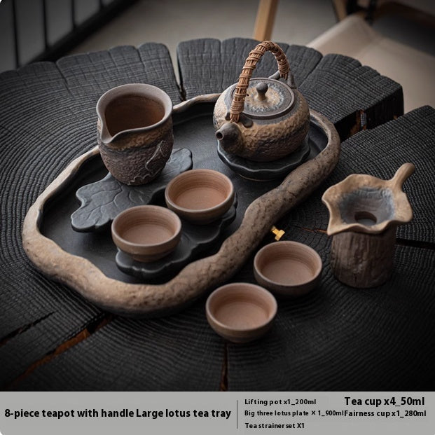 Tee-Set mit Tasse und Teetablett